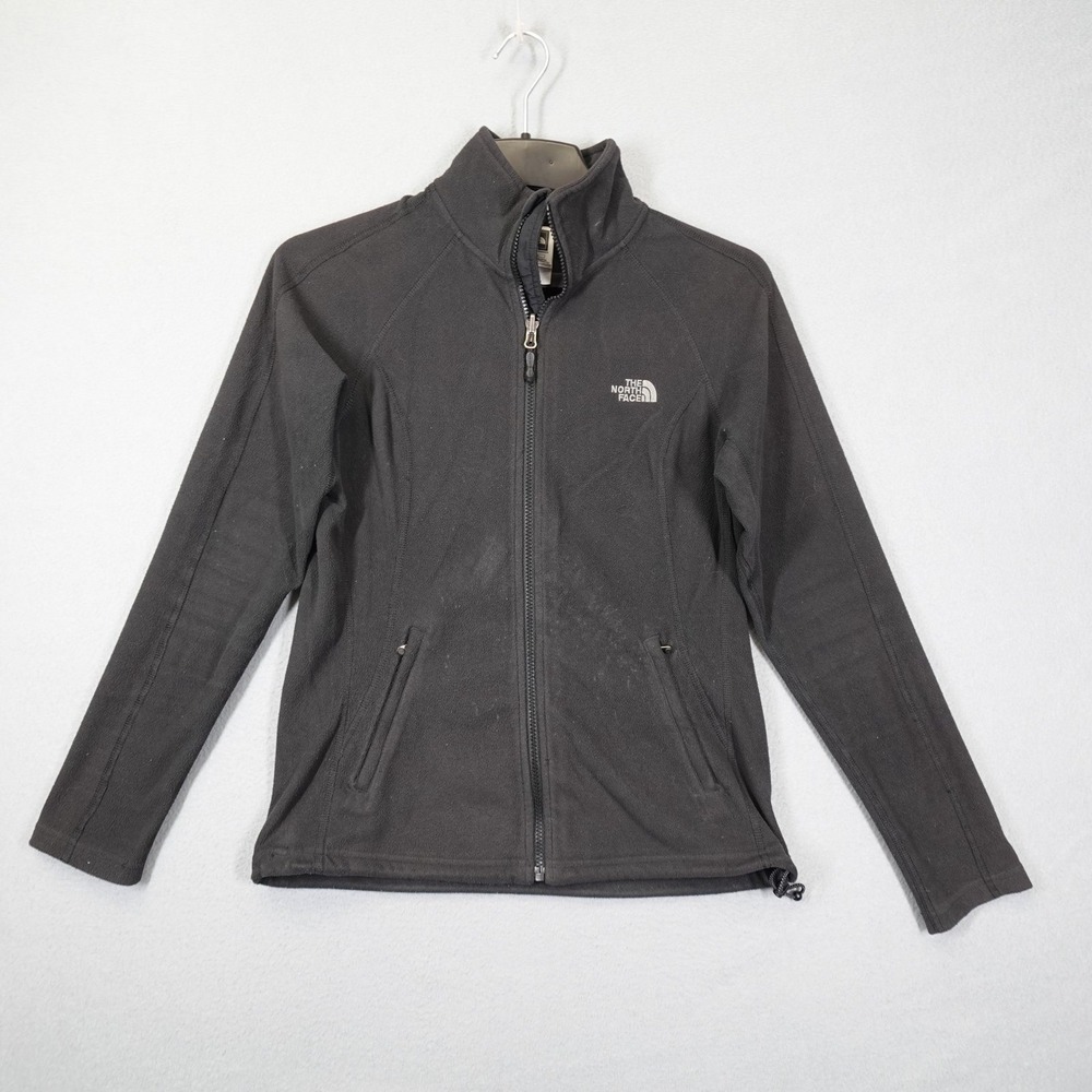 The North Face Jacket Womens Medium Black TKA 200 Full Zip Outdoor Hiking Fleece